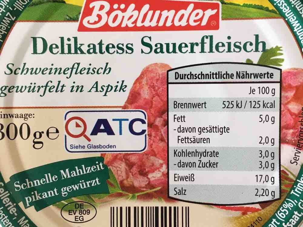 Delikatess Sauerfleisch, Aldi von Mozartkugel | Hochgeladen von: Mozartkugel