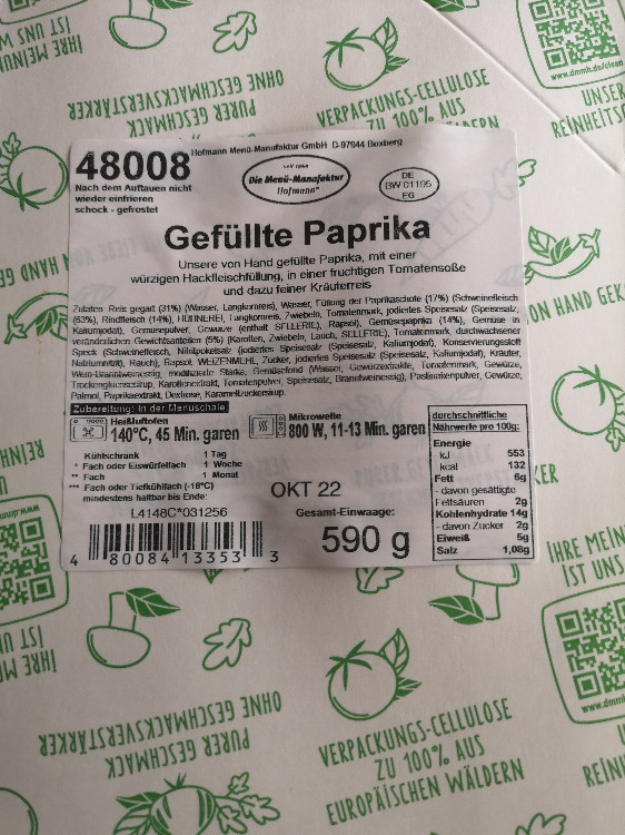 Gefüllte Paprika (H48008) von Panzerknacker | Hochgeladen von: Panzerknacker