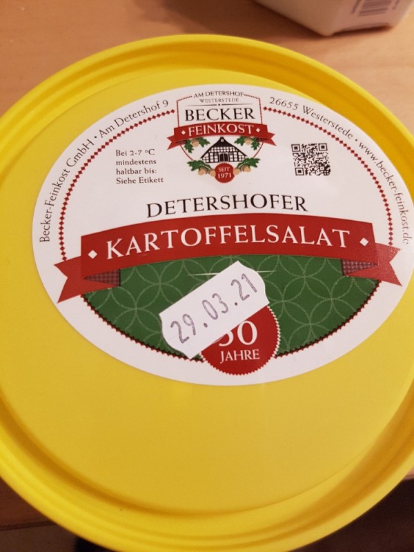 Detershofer Kartoffelsalat von Linde Bruns | Hochgeladen von: Linde Bruns