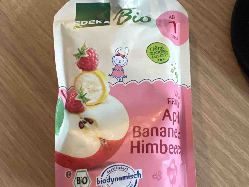 Apfel Banane und Himbeere Quetschung, bio von hanni2go | Hochgeladen von: hanni2go