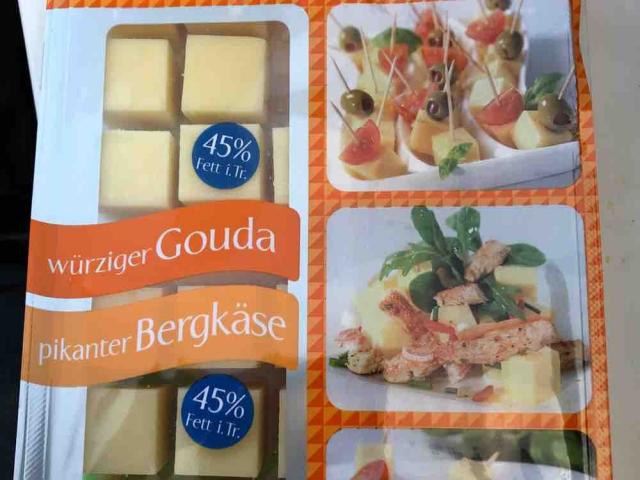 Käse Snack in praktischen Würfeln, Gouda Bergkäse von Hauptfries | Hochgeladen von: Hauptfriese