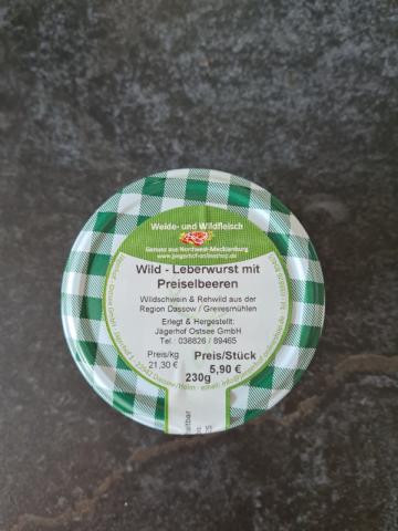 Wild Leberwurst mit Preiselbeeren von Filipbmn | Hochgeladen von: Filipbmn