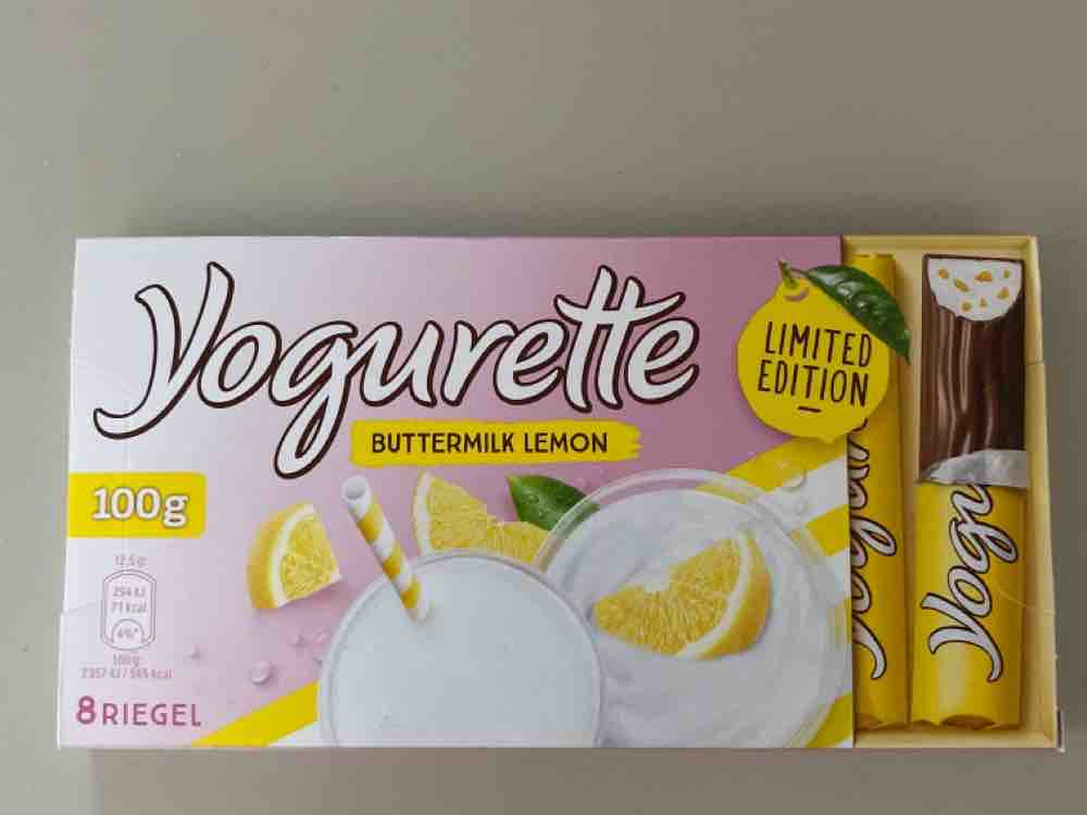 Yogurette Fddb products - Calories - Buttermilk New Lemon Ferrero,