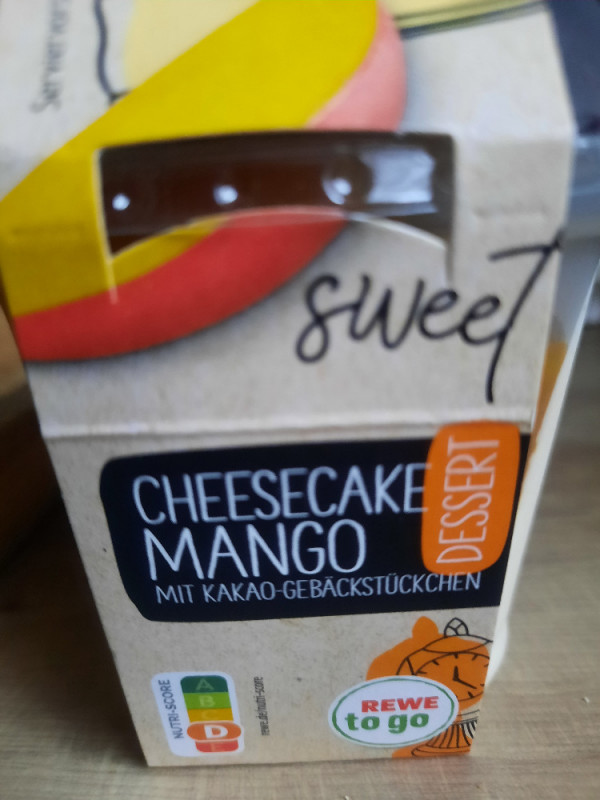 Cheesecake Mango Dessert, mit Kakao-Gebäckstücke von Jeanie22 | Hochgeladen von: Jeanie22