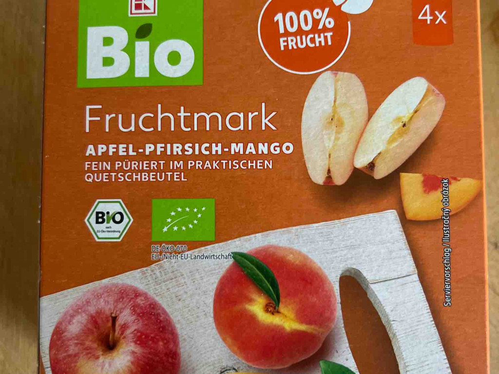 K  Bio Fruchtmark Apfel Pfirsich Mango von StevenTheBoneless | Hochgeladen von: StevenTheBoneless