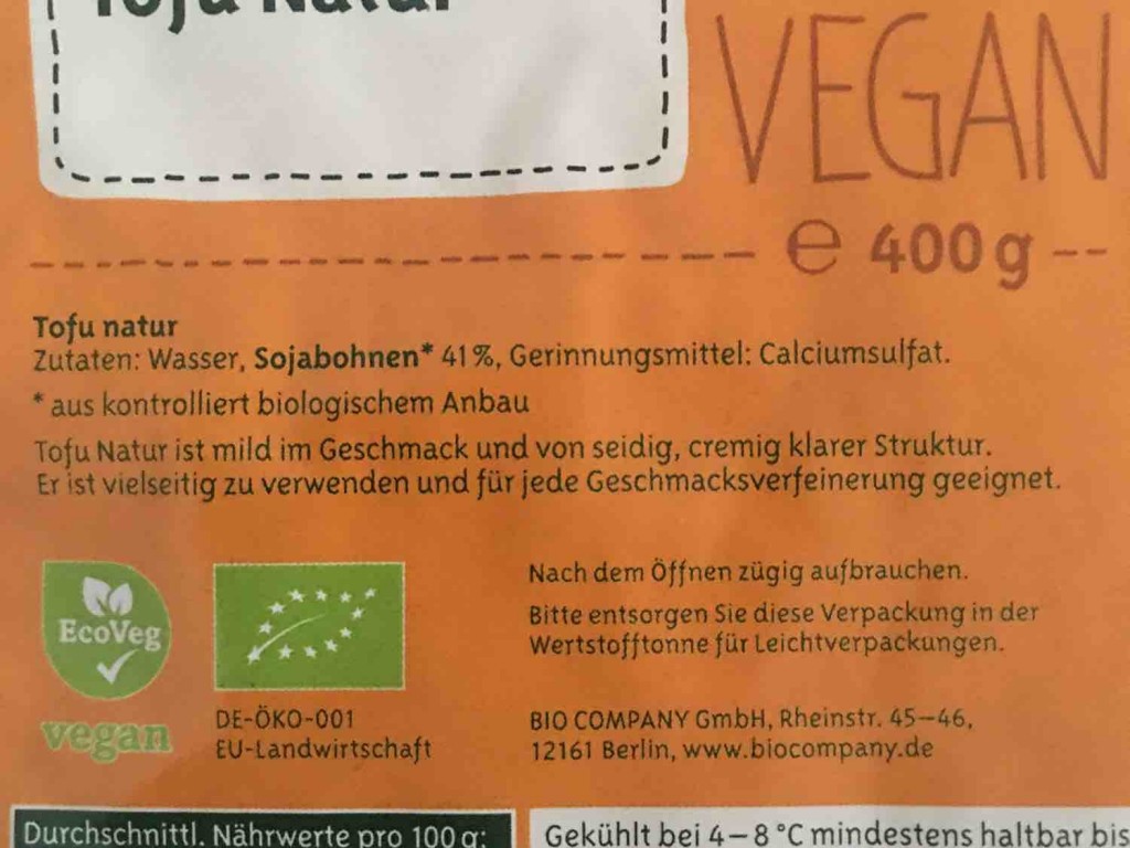 Tofu natur , aus österreichischen Sojabohnen  von kathrin291 | Hochgeladen von: kathrin291