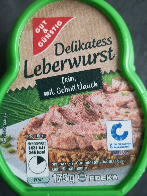Delikatess Leberwurst, fein mit Schnittlauch von Lissy0110 | Hochgeladen von: Lissy0110