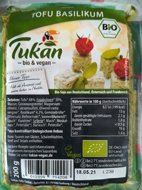 Tofu, Basilikum von heidi.muhlgmail.com | Hochgeladen von: heidi.muhlgmail.com