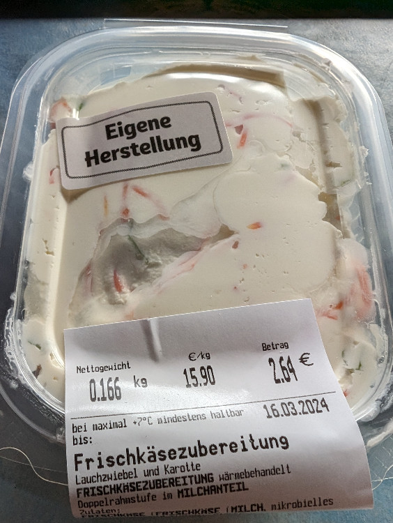 Frischkäse Zubereitung, Lauchzwiebel Karotte von hexen | Hochgeladen von: hexen