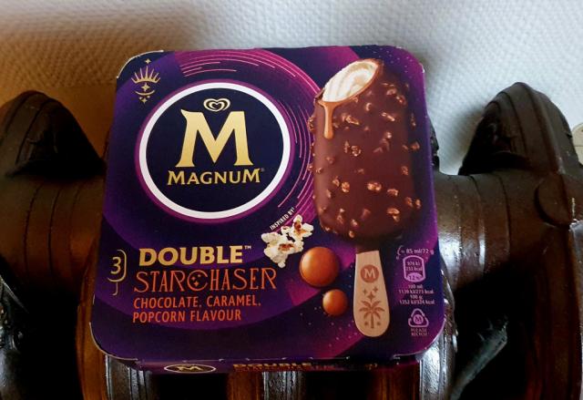 Magnum Double Starchaser, chocolate, caramel, popcorn flavour | Hochgeladen von: Anonyme