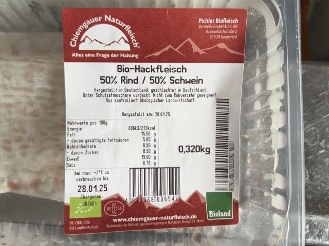 Bio-Hackfleisch, 50% Rind / 50% Schwein von MR43 | Hochgeladen von: MR43