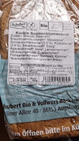 Kürbis-Sonnenblumenbrot, glutenfrei by EnKay | Uploaded by: EnKay