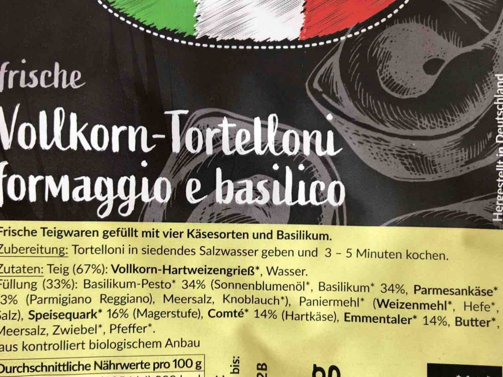 Vollkorn-Torteloni formaggio e basilico, frische von Xcore | Hochgeladen von: Xcore