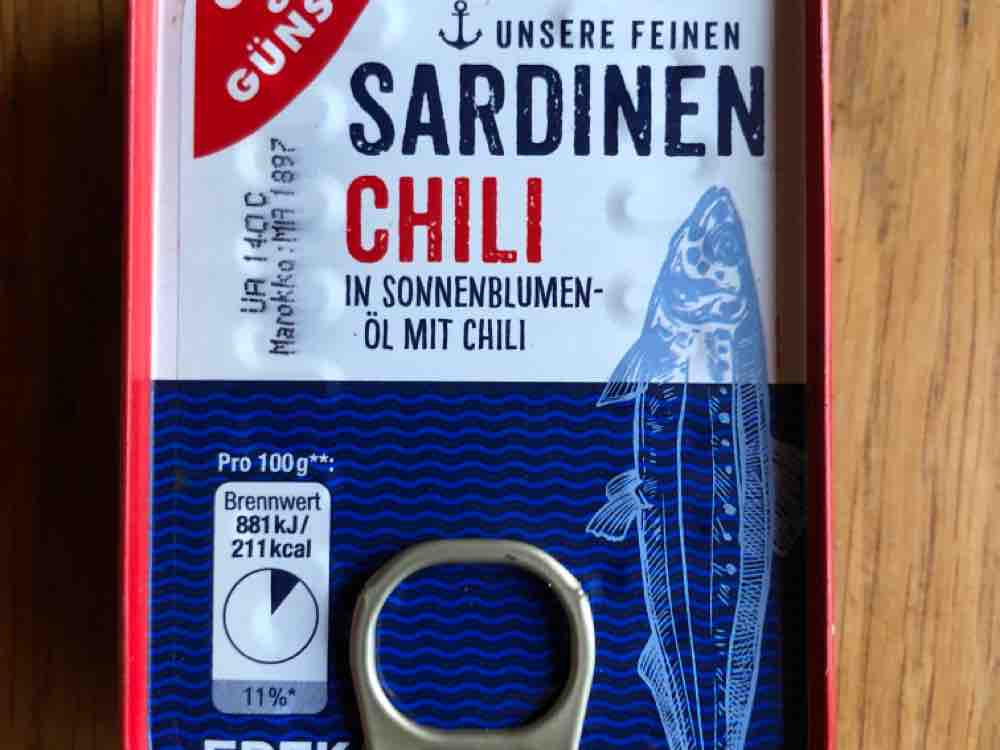 Sardinen in Sonnenblumenöl und Chilli von croubie | Hochgeladen von: croubie