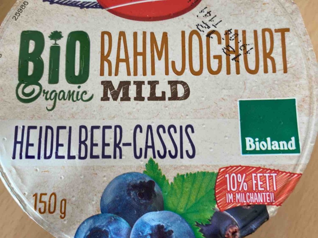 Bio Rahmjoghurt mild, Heidelbeer-Cassis von Bulldozer | Hochgeladen von: Bulldozer