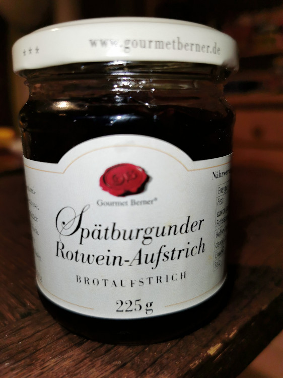 Spätburgunder Rotwein-Aufstrich, Gelee von Stella Falkenberg | Hochgeladen von: Stella Falkenberg