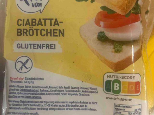 Ciabatta Brötchen glutenfrei, Rewe frei von von sandrajakobs1012 | Hochgeladen von: sandrajakobs101283