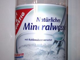 Gut & Günstig Mineralwasser Medium | Hochgeladen von: fhgb