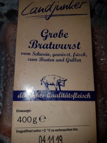 Grobe Bratwurst , vom Schwein von FitnessLady82 | Hochgeladen von: FitnessLady82