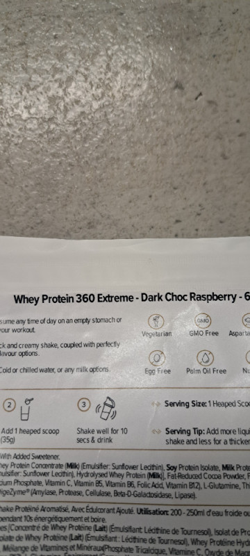 whey protein 360 extreme, dark choc raspberry von dieterhassler | Hochgeladen von: dieterhassler