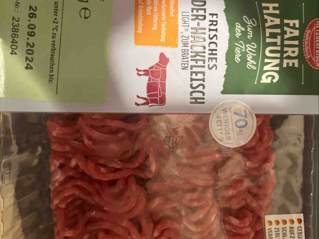 rinder-hackfleisch licht, 70% weniger fett by tariktemur | Hochgeladen von: tariktemur