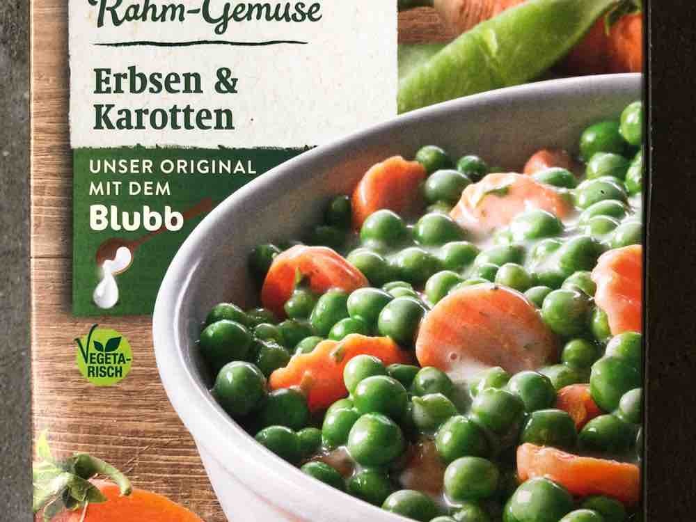 Iglo, Rahm-Gemüse Erbsen &amp; Karotten, UNSER ORIGINAL MIT DEM Blubb ...