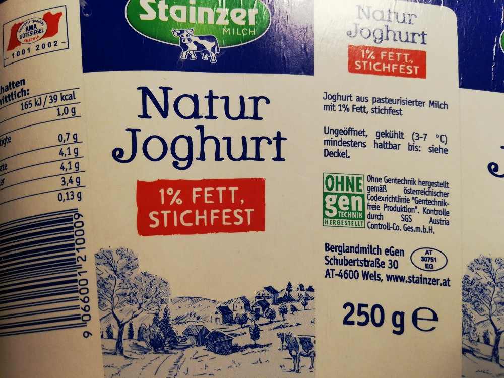 Stainzer Natur Joghurt, 1% Stichfest von enrico222 | Hochgeladen von: enrico222