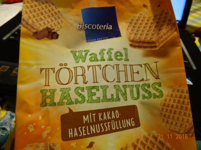 Waffel Törtchen Haselnuss, schokoladig | Hochgeladen von: reg.