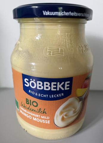 SÖBBEKE Bio Weidemilch Cremejoghurt Mild MANGO MOUSSE, Mango | Hochgeladen von: Happiness