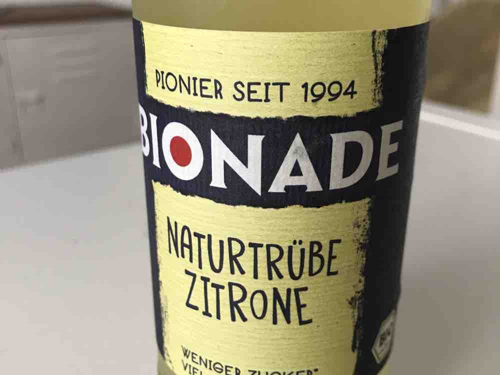 Bionade Bionade Naturtrube Zitrone Kalorien Neue Produkte Fddb