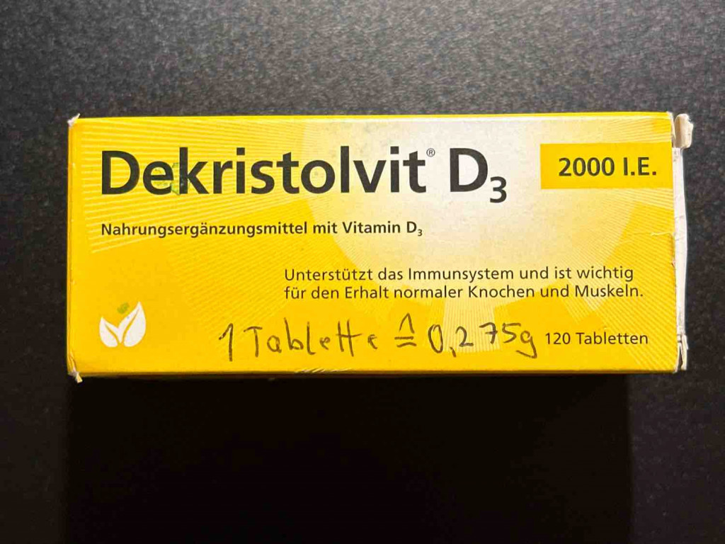 Dekristolvit D3 2000I.E. von bieneausgl | Hochgeladen von: bieneausgl