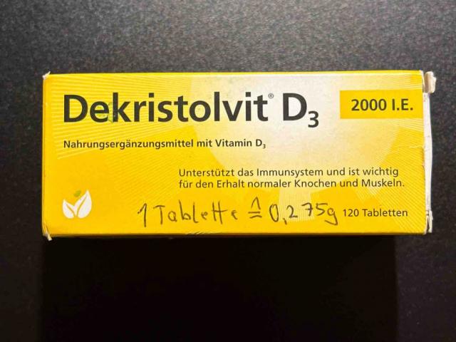 Dekristolvit D3 2000I.E. von bieneausgl | Hochgeladen von: bieneausgl