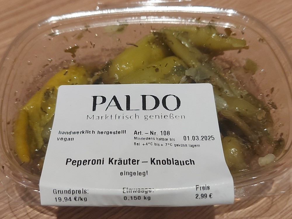 PALDO Peperoni Kräuter-Knoblauch, Feinkost von Nimimi911 | Hochgeladen von: Nimimi911