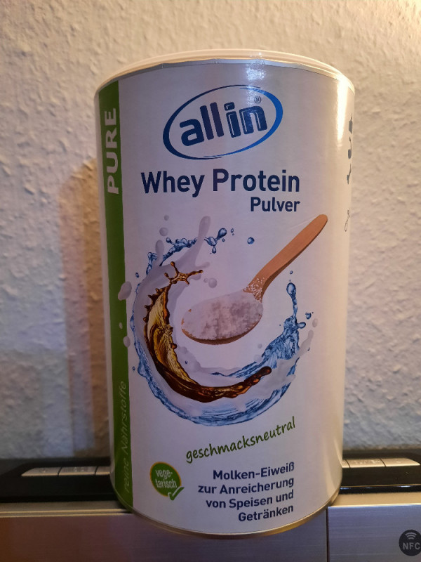Allin Whey Protein Pulver Pure von Frau von Schnabel | Hochgeladen von: Frau von Schnabel
