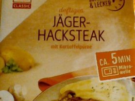 Jäger Hacksteak, mit Kartoffelpüree | Hochgeladen von: dagi.s