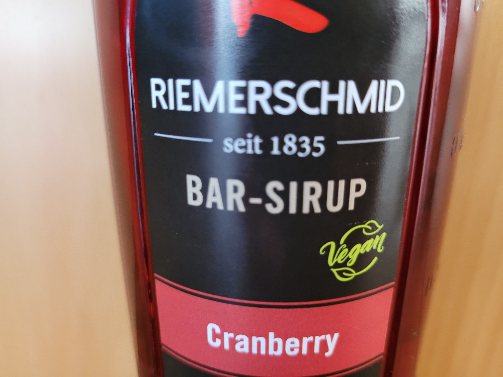 Cranberry Bar-Sirup von Columbo | Hochgeladen von: Columbo