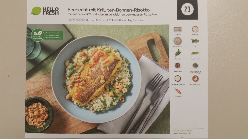 Seehecht mit Kräuter-Bohnen-Risotto von bleckendorfer | Hochgeladen von: bleckendorfer