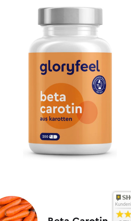 Beta Carotin, 1 Kapseln von 6elociN | Hochgeladen von: 6elociN