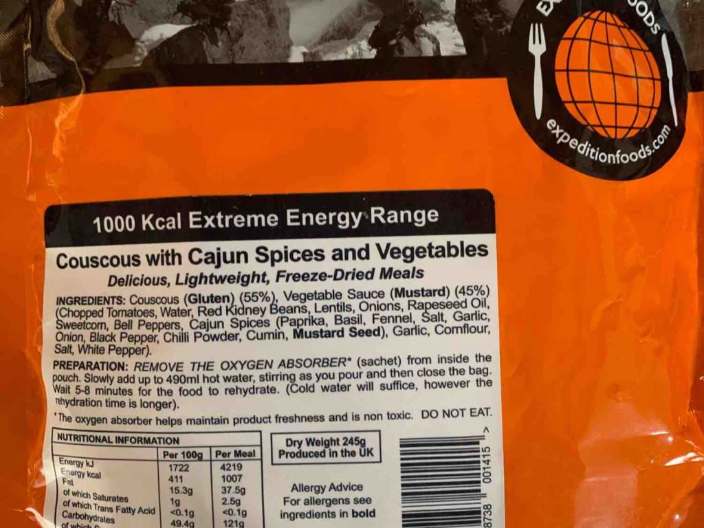 Couscous Cajun Spices, 1000Kcal von mdb0612 | Hochgeladen von: mdb0612