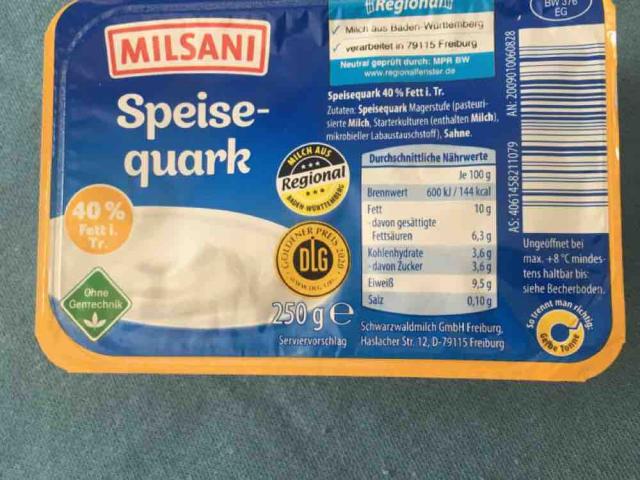 Speisequark, Quark 40 % Fett i. Tr. von NataW | Hochgeladen von: NataW