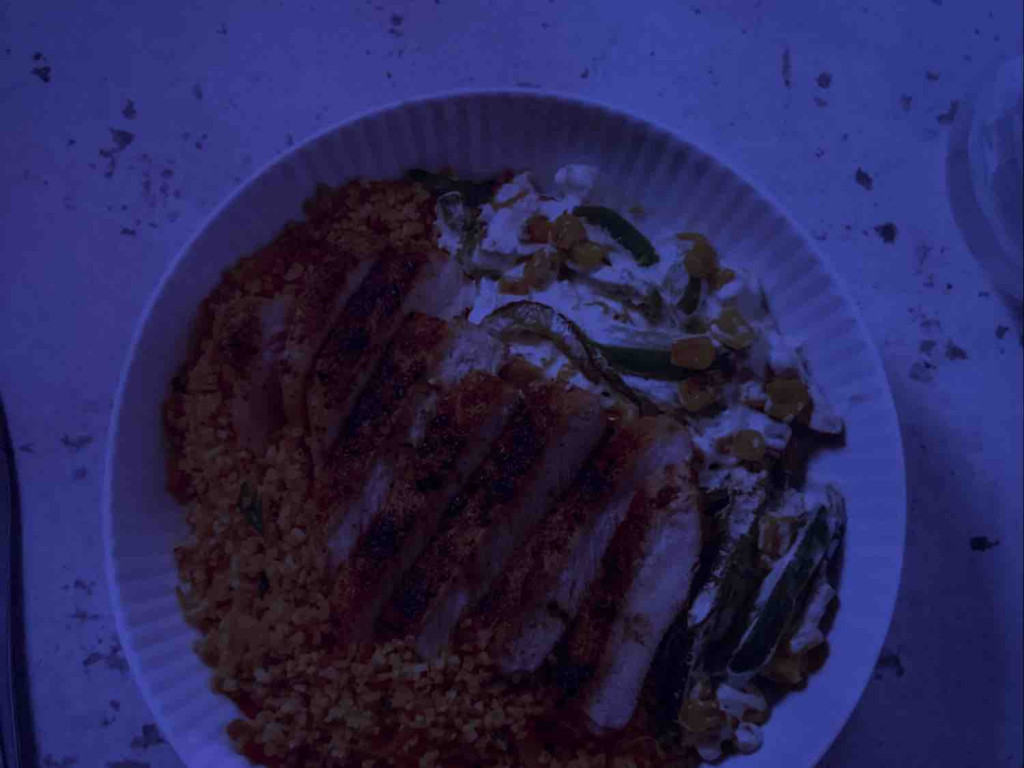 Cajun-Schweinelachssteak auf würzigem Bulgur von glaste | Hochgeladen von: glaste