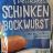 Delikatess Schinken Bockwurst, mit Buchenholz geräuchert von Ank | Hochgeladen von: Anke R.