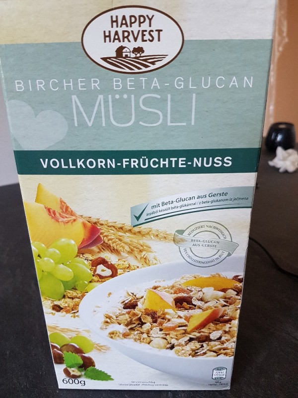 Happy Harvest Bircher Beta-Glucan Müsli, Vollkorn-Früchte-Nuss v | Hochgeladen von: babsic