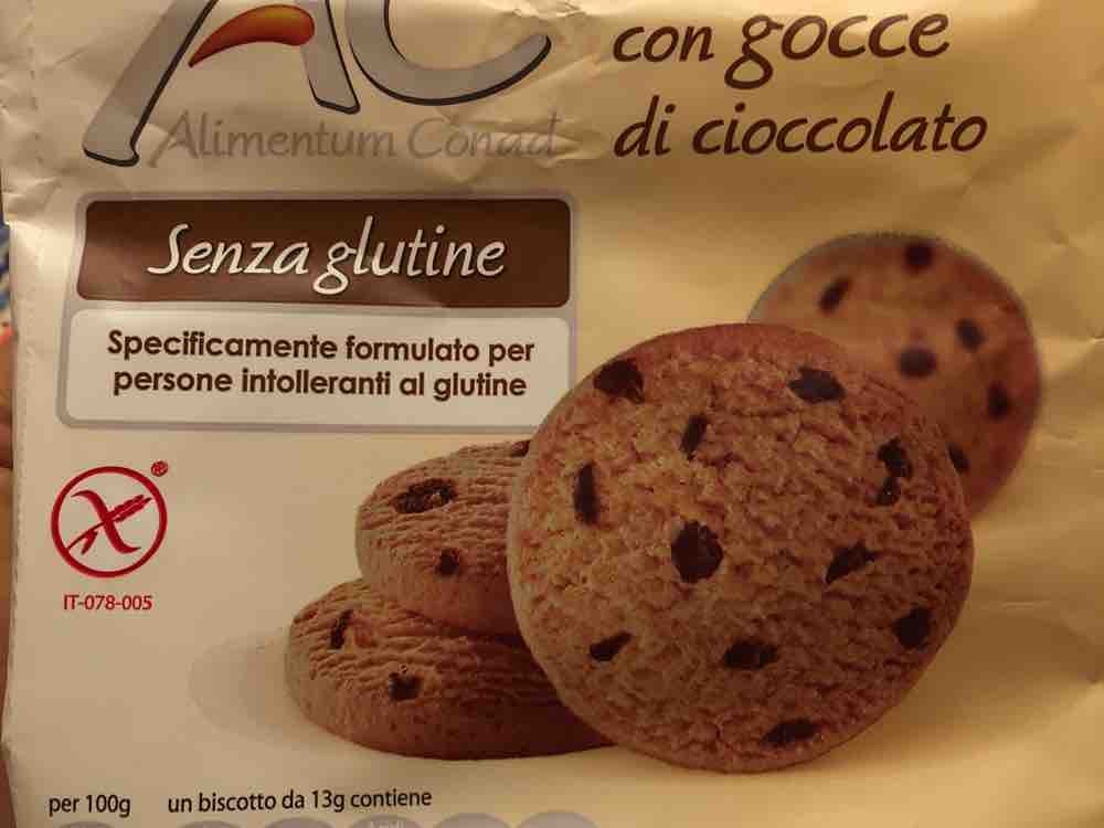 Frollini con gocce di cioccolato, senza glutine  von Angelika24 | Hochgeladen von: Angelika24