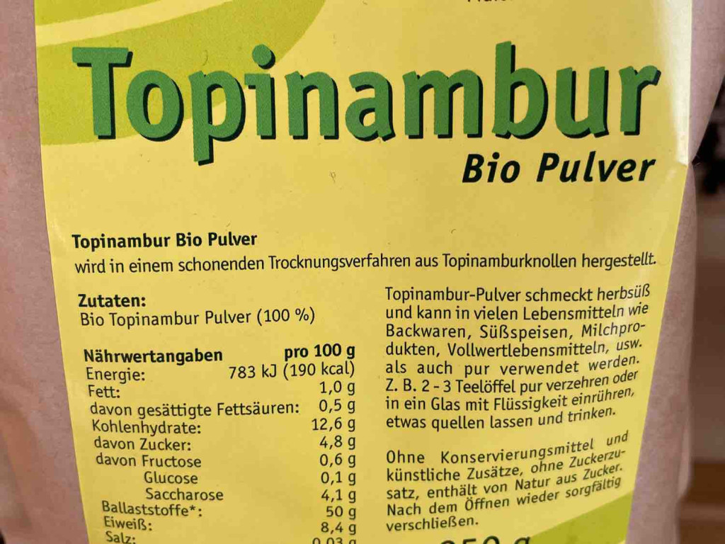 Bio Topinambur Pulver von Velessa | Hochgeladen von: Velessa