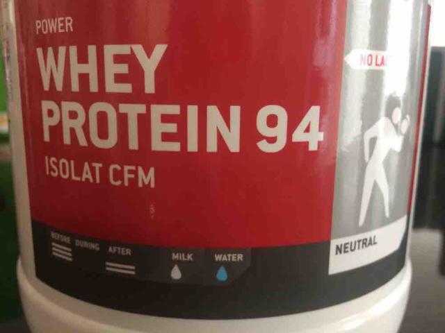 Whey Protein 94, neutral Lactose frei von cad62 | Hochgeladen von: cad62