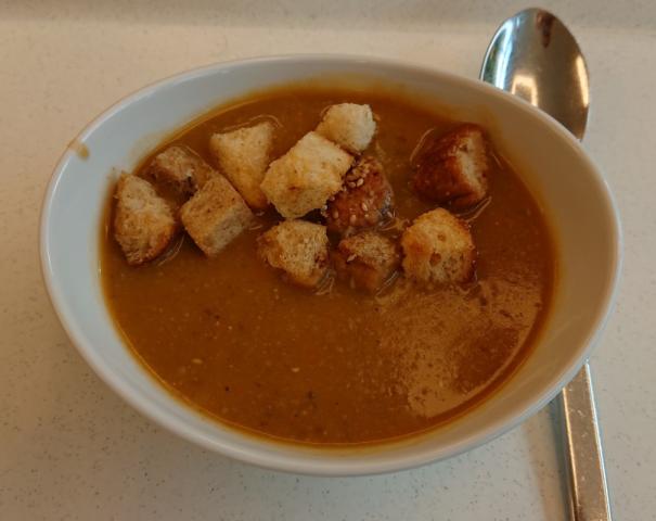 Brunnencressesuppe mit Croutons (Aramark) | Hochgeladen von: fatrob