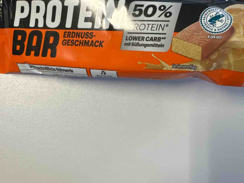 Proteinbar Erdnussgeschmack 50% Protein, Lower Carb von JayUe | Hochgeladen von: JayUe