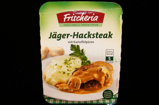 Frischeria, Jäger-Hacksteak mit Kartoffelpüree | Hochgeladen von: Samson1964