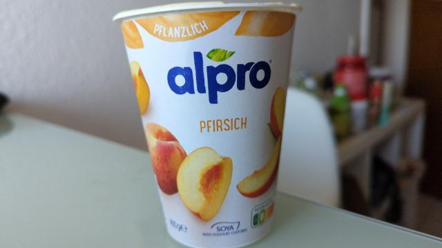 Alpro Pfirsich, Sojaghurt von krokoloco | Hochgeladen von: krokoloco